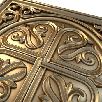 Church panel (PC_0147) 3D model for CNC machine